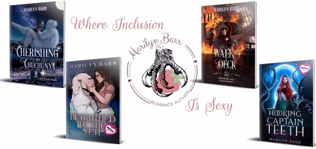 Marilyn Barr books banner — where inclusion is sexy
